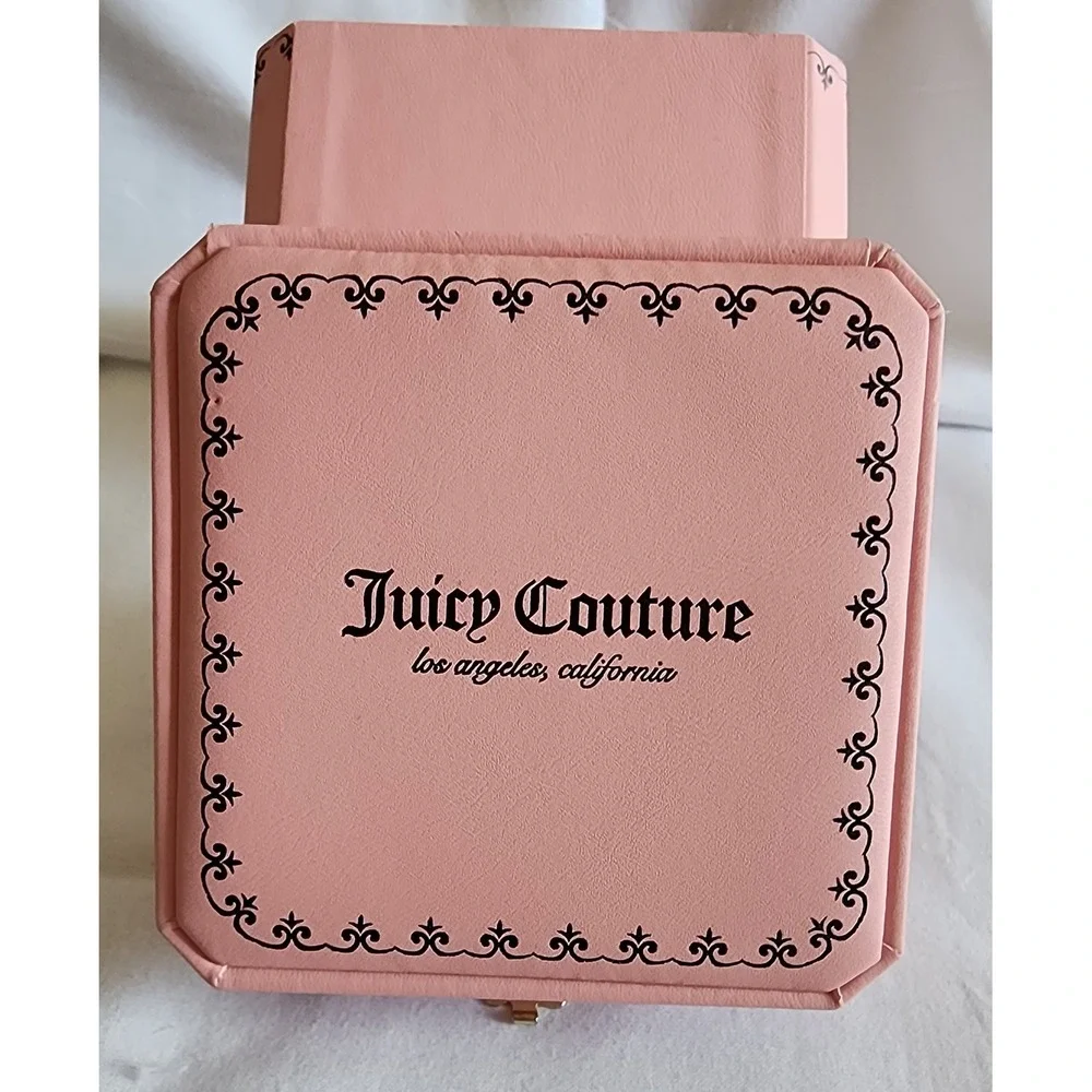 Juicy Couture Womens Two Tone Crystal Bezel Watch Gold Dial JC/1350SVGP